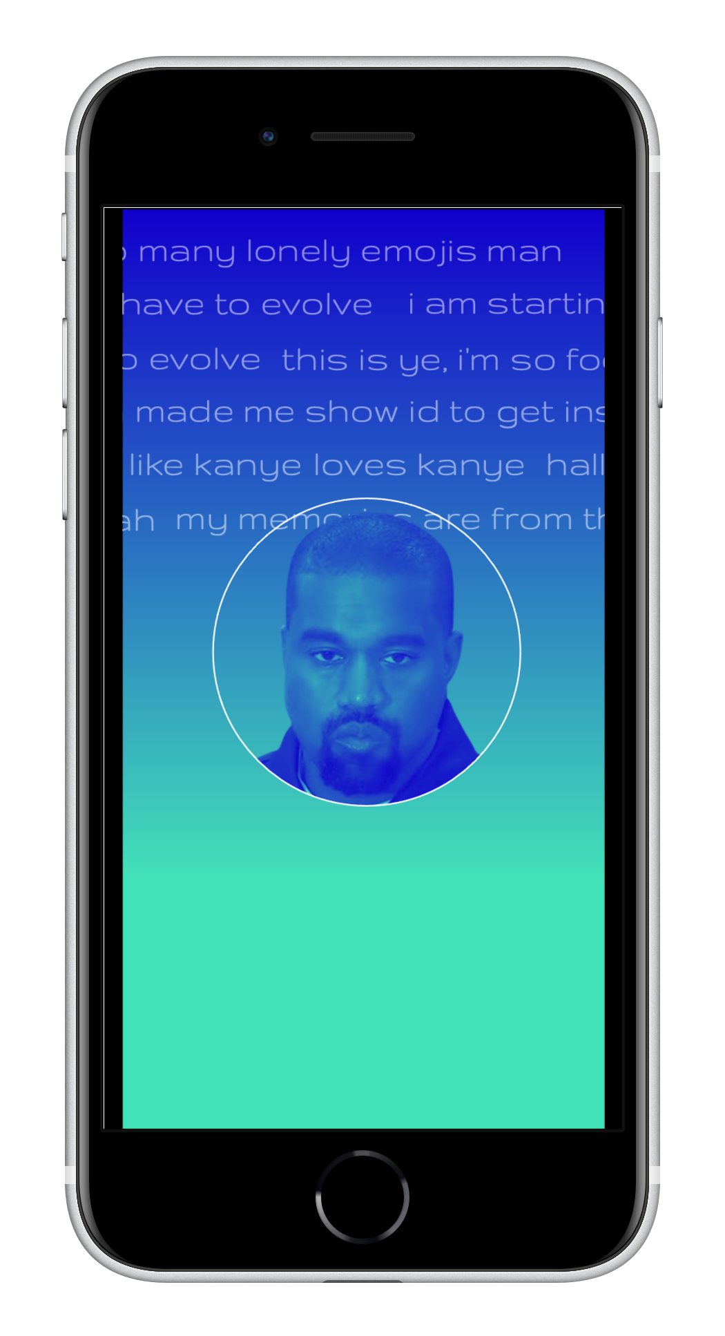Ye Say on the iPhone